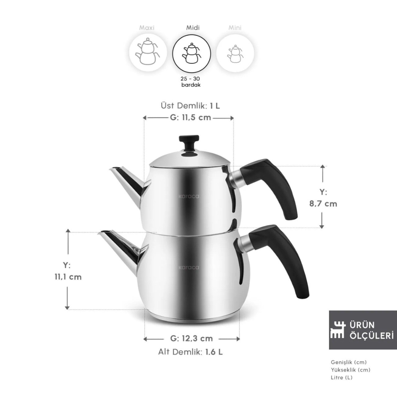 Karaca Stream Bone Saturn 24 Parça 6 Kişilik Yemek Takımı Platin